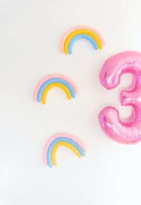 Rainbow Sprinkle Wall - Donut Ice Cream Colorful Unicorn Birthday Party DIY - tiffanieanne.com 10