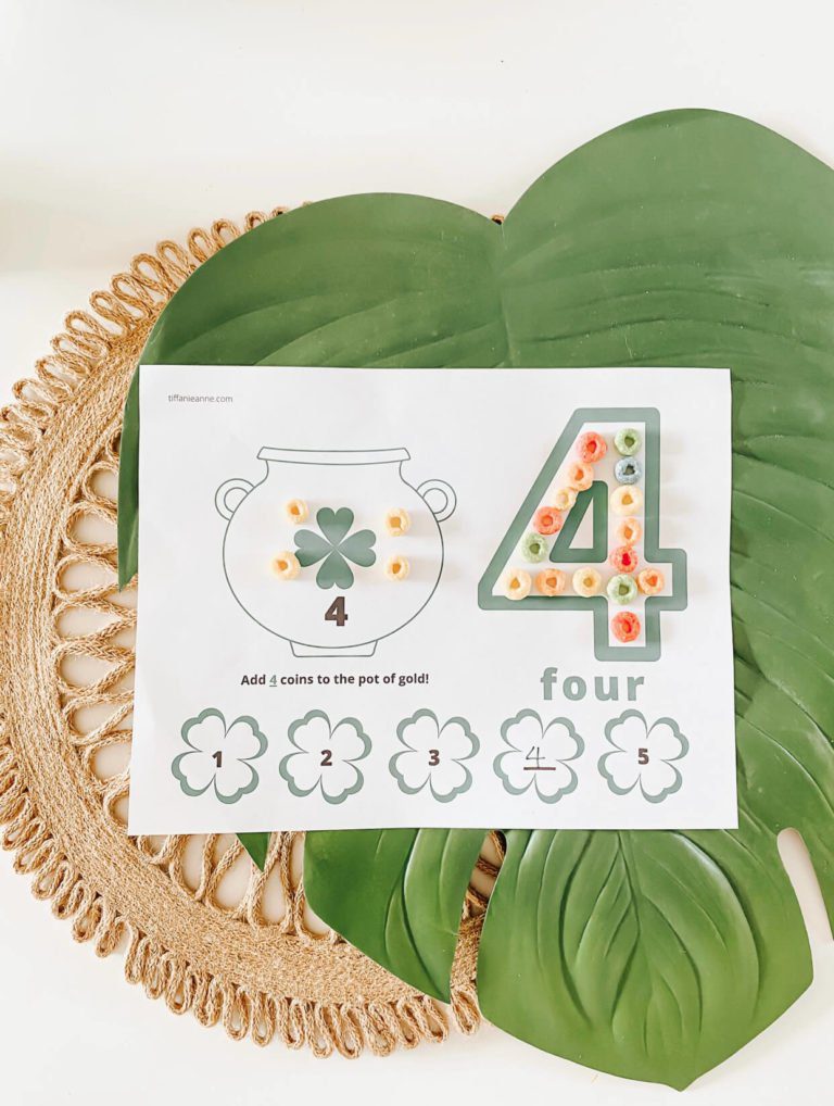 Number Play Dough Mats!•St. Patrick’s Day Learning Activity•